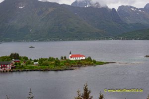 Sildpollnes Kirche, E10Sildpollneset Laupstad, Norwegen