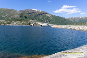 Sandhornøy-Brücke, Fv17 29, Nygårdsjøen, Norwegen