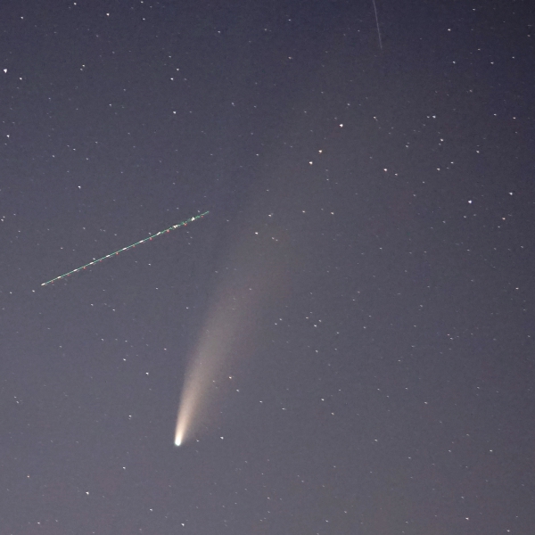 Komet Neowise über Kastel-Staadt