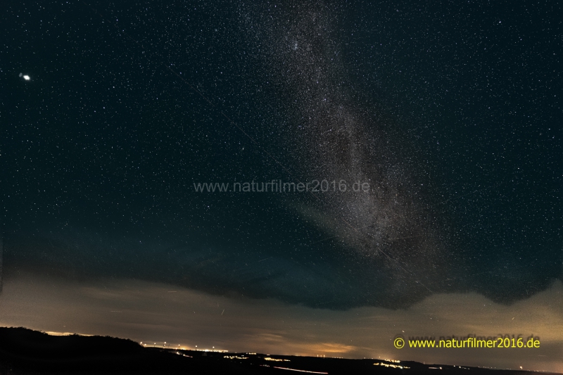 Milchstraße über dem Saargau